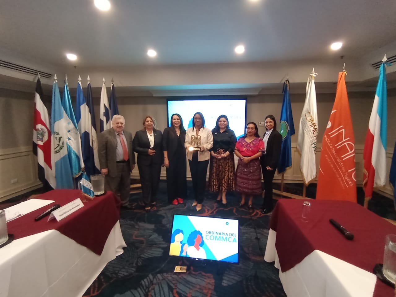 Integrantes Consejo de Ministras de la Mujer de Centroamérica y República Dominicana (COMMCA)
