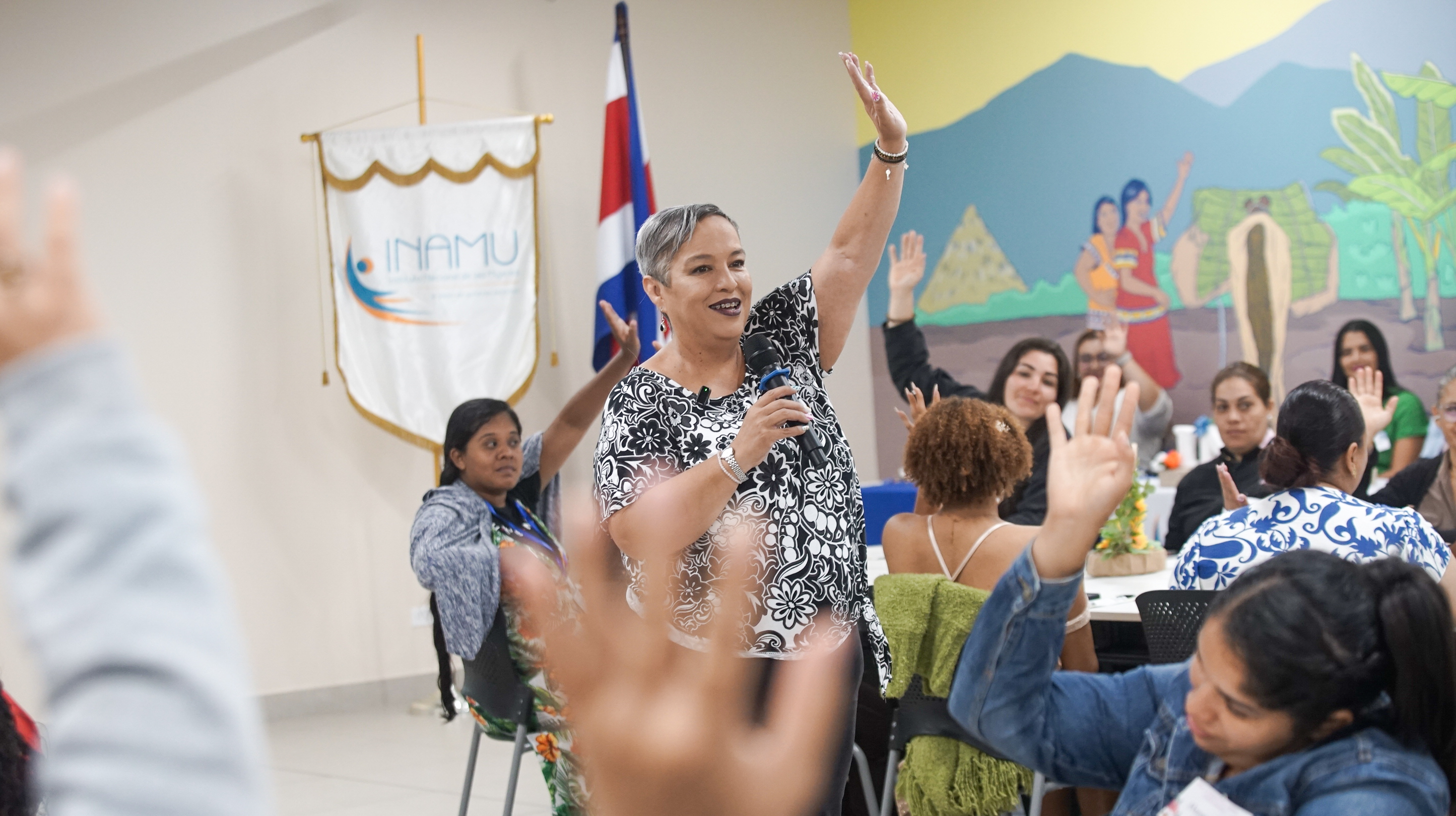 Carolina Delgado Ramírez, Presidenta Ejecutiva del INAMU, en el cierre del proceso de Formación Humana del I semestre 2026