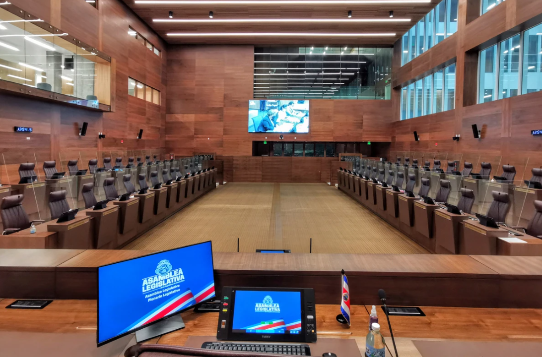 imagen del plenario de la Asamblea Legislativa