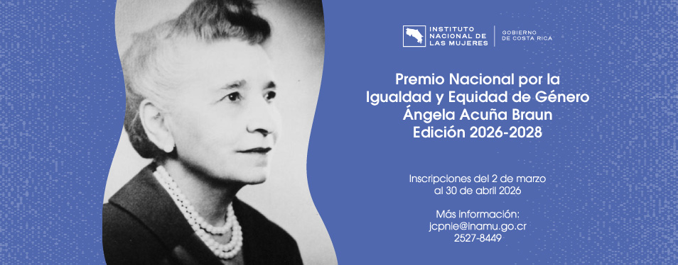 Banner informativo. Inscripción Premio Ángela Acuña Braun 2026-2028