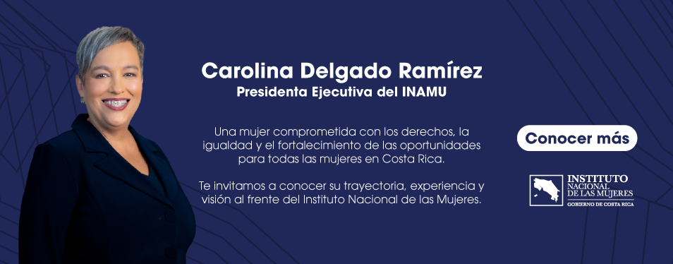 Banner informativo Carolina Delgado Presidenta Ejecutiva