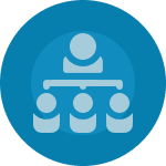 Ícono de organigrama