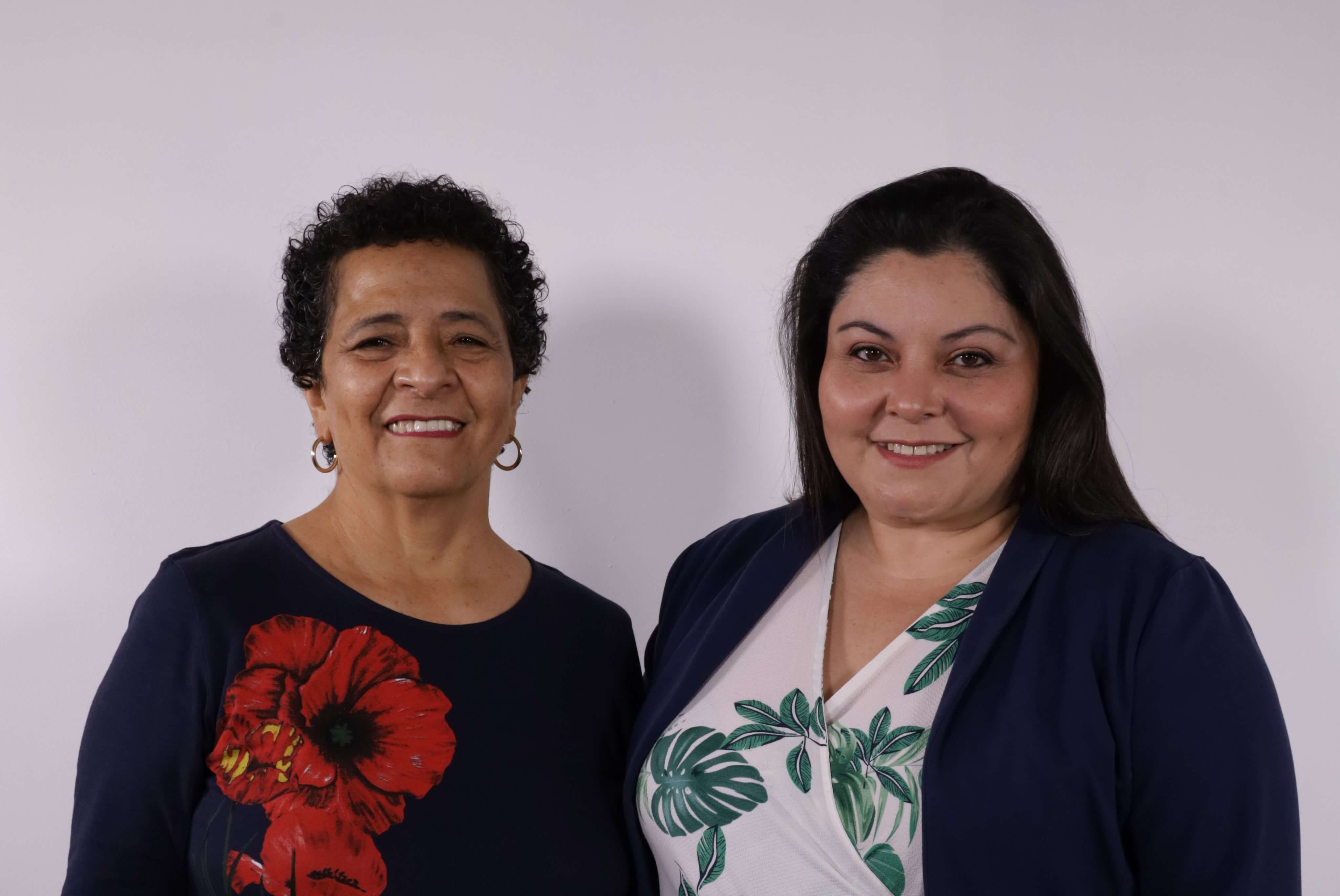 Adilia Caravaca, presidenta ejecutiva del INAMU y Cindy Quesada, ministra de la Condición de la Mujer