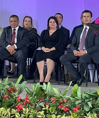 Representantes de los tres convenios firmados en la conmemoración del 8 de marzo: Banco Popular, INFOCOOP y la Cámara de Industria y Comercio de Costa Rica- México (CICOMEX)